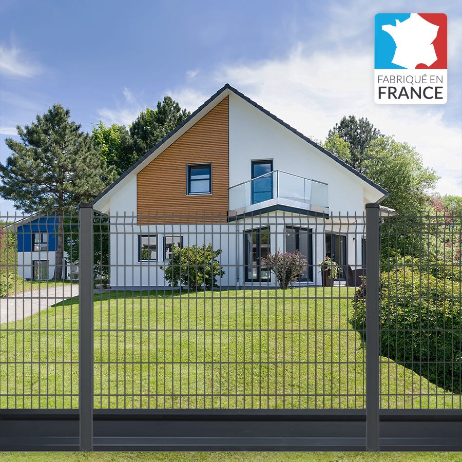 Grillage Rigide - BALMA avec soubassement - Gamme 4/5 mm