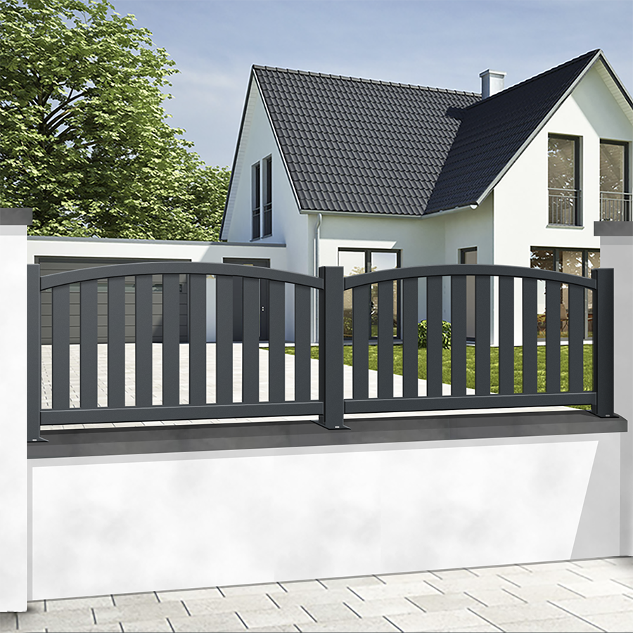 Clôture aluminium Premium sur mesure - CORAIL