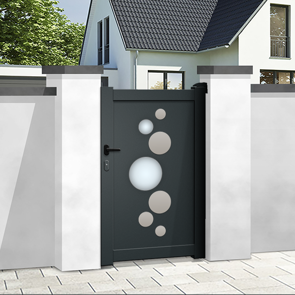 Portillon aluminium Premium - Plein - MIAMI