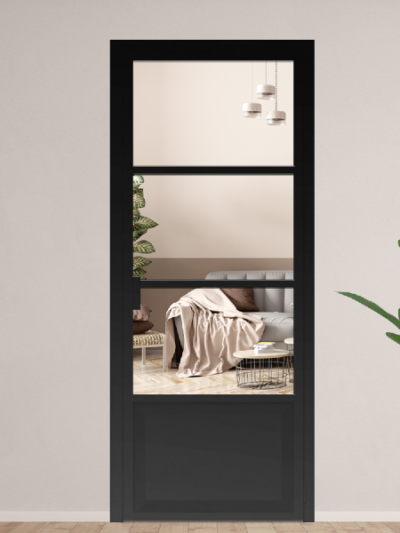 Porte d'intérieur battante soubassement - Panoramique