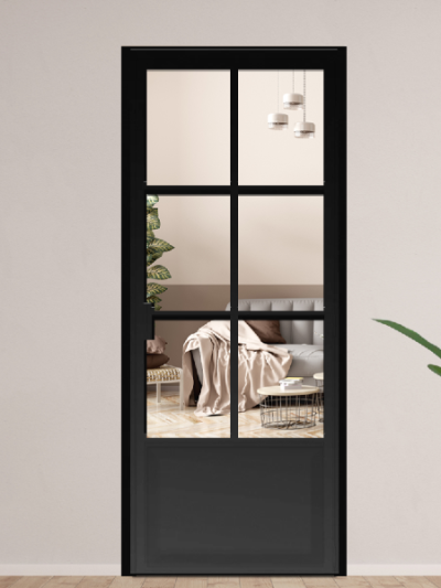 Porte d'intérieur battante soubassement - Orangerie