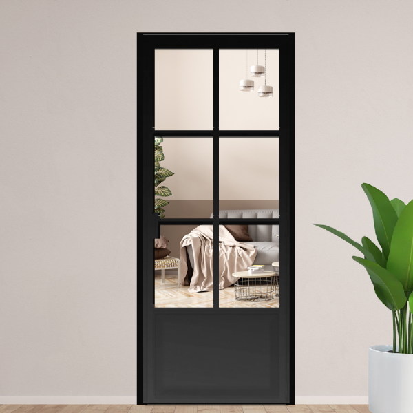 Porte d'intérieur battante soubassement - Orangerie